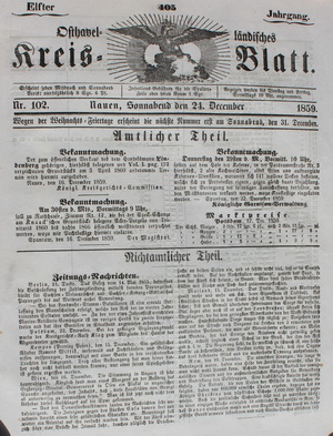 Kreisblatt 1859